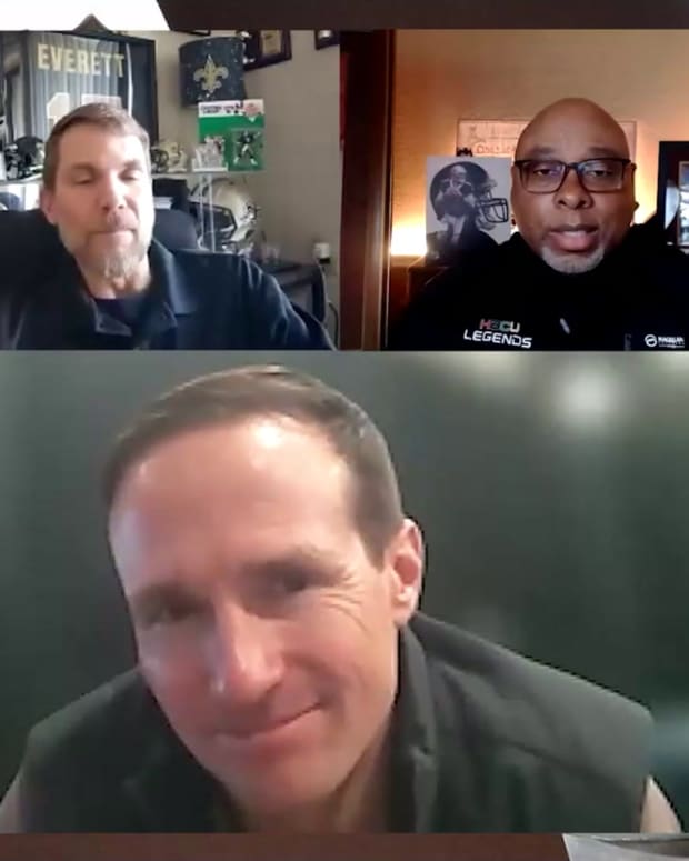 Drew Brees Talks About Jahri Evans' Impact